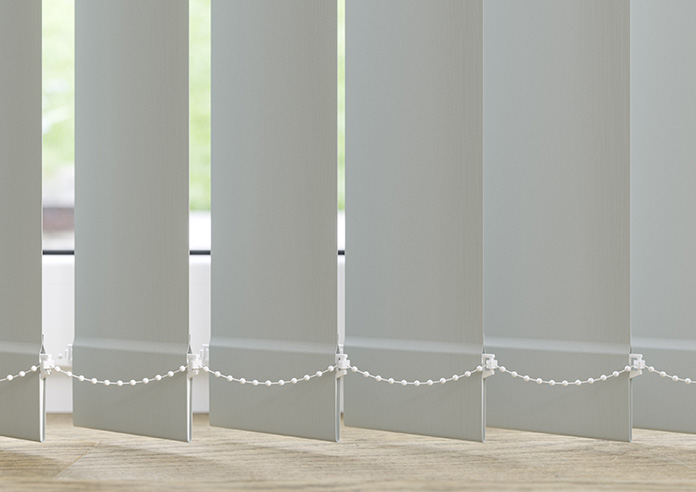 Trinity (FR Blackout), Heron Grey - Vertical Blind Slats - Image 3